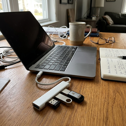 4-Port USB-C Hub lifestyle