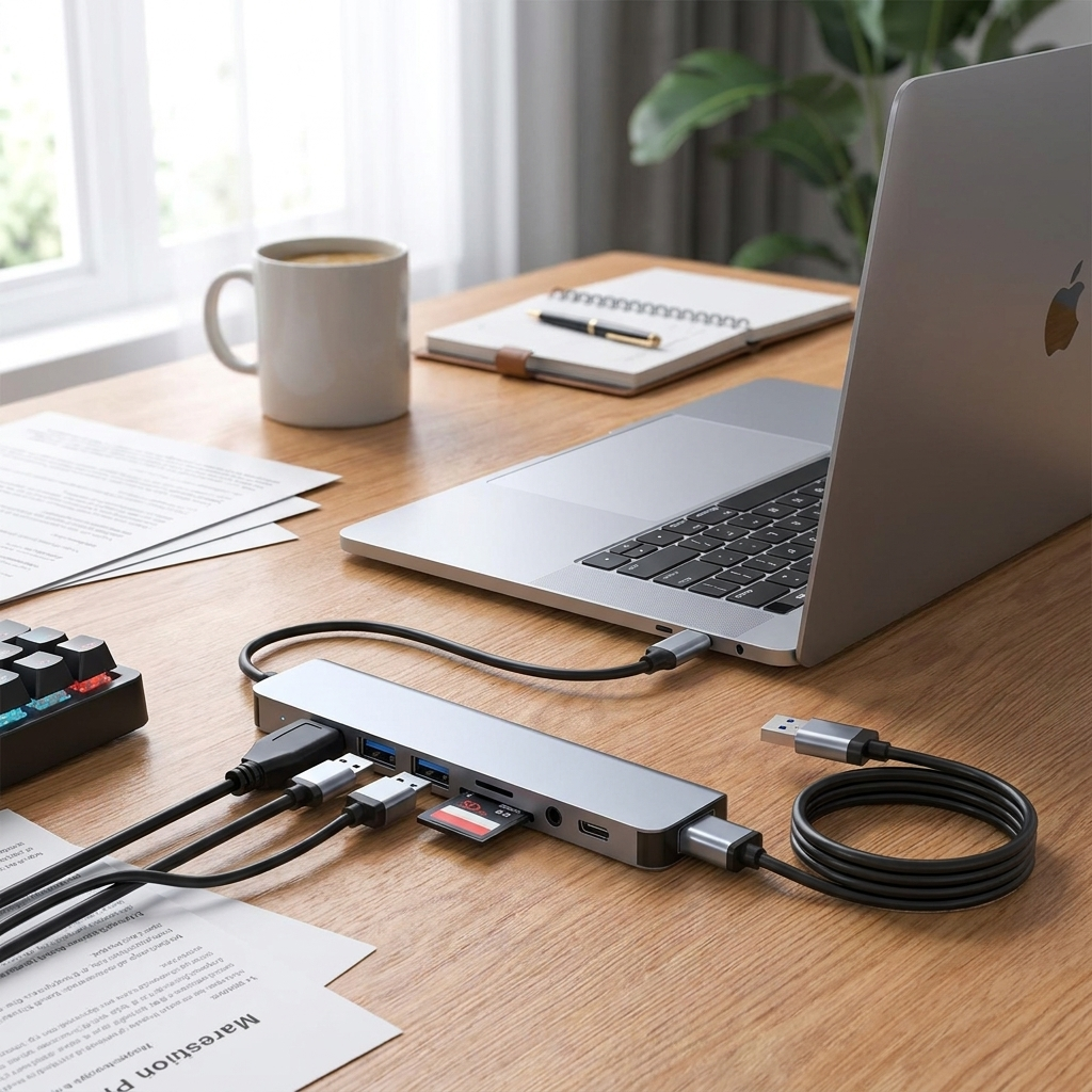 8-in-2 Docking Station lifestyle